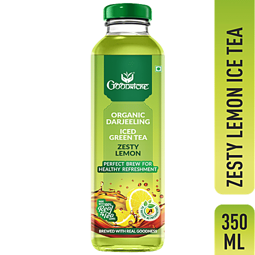 Buy Goodricke Organic Darjeeling Iced Green Tea Zesty Lemon, With