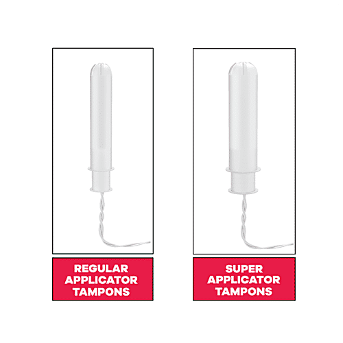 Buy Sanity Regular & Super Applicator Tampons Safe, Comfortable, Leak