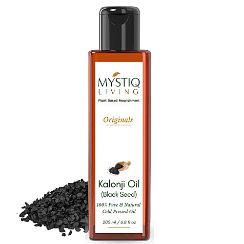 Buy Mystiq Living Kalonji Oil, Onion Black Seed Hair Oil, kalonji Hair