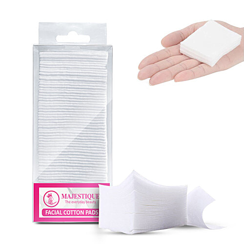 Majestique Facial Cotton Pads - Makeup Removing Wipes, Ultra Thin, Lint Free, 250 pcs  