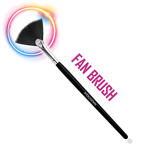 Buy MAJESTIQUE Facial Fan Brush MultiUse, Makeup Tools, For Highlighter, Contour Online at
