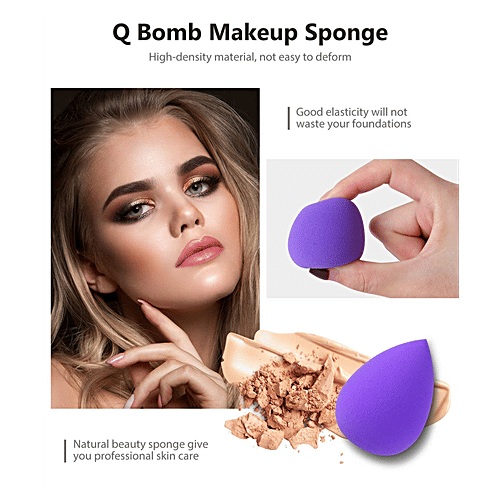 Buy MAJESTIQUE Mushy Makeup Face Sponge/Beauty Blender With Egg Case, For Dry & Wet Use Online