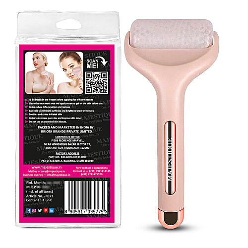 Majestique Ice Roller Face Massager - Skin Care Tools, For Face Tightening, Brighten Complexion, 1 pc  