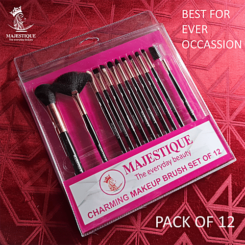 Buy MAJESTIQUE Makeup Brush Kit Soft Bristles, Cosmetic Tools