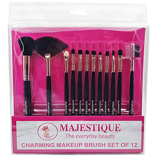 Buy MAJESTIQUE Makeup Brush Kit Soft Bristles, Cosmetic Tools