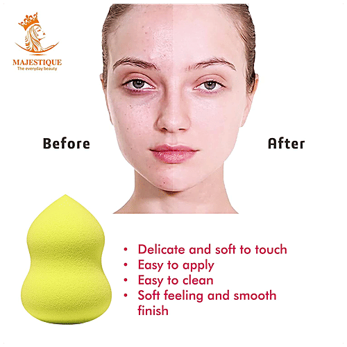 Buy MAJESTIQUE Makeup Face Sponge With Protective Case Beauty Blender