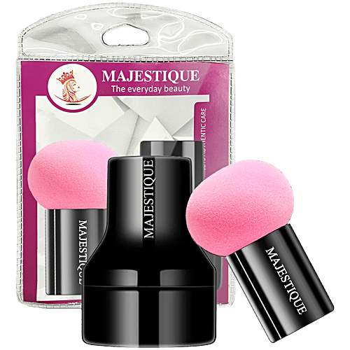 Majestique Makeup Mushroom Beauty Blender - Foundation Sponge, Super Soft, Skin-Friendly, 1 pc  