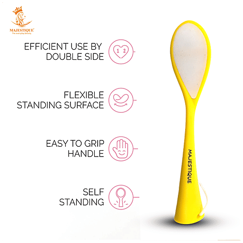 MAJESTIQUE Dual Sided Foot Filer Pedicure Tools, Callus Remover, For