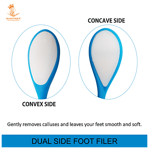 MAJESTIQUE Dual Sided Foot Filer Pedicure Tools, Callus Remover, For