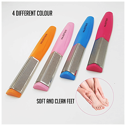 Buy MAJESTIQUE Double Sided Foot File Pedicure, Heel Rasp, Safe, For Dead Skin Foot Online at