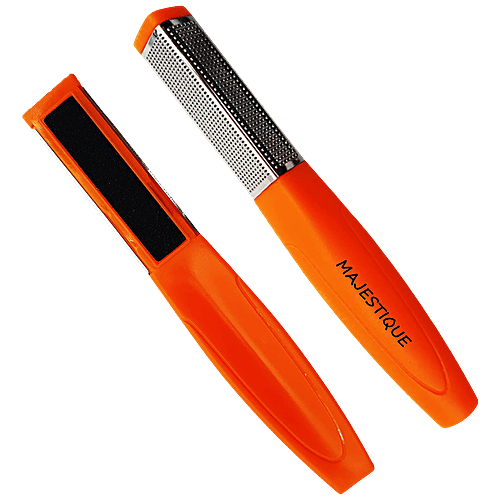 Buy MAJESTIQUE Double Sided Foot File Pedicure, Heel Rasp, Safe, For Dead Skin Foot Online at