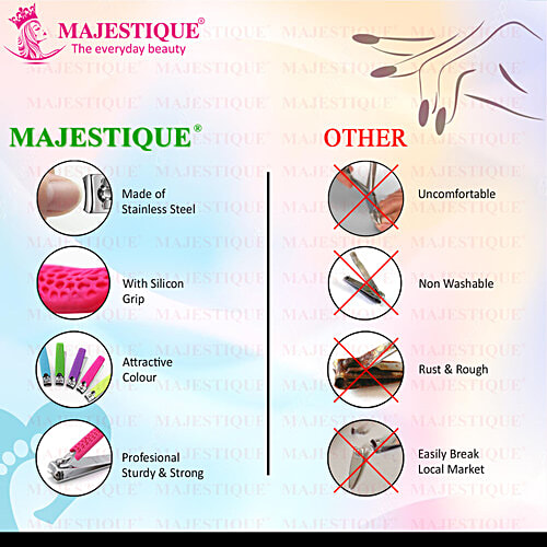 Majestique Nail Clipper - Anti Skid, Sharp & Durable, Small, 1 pc  