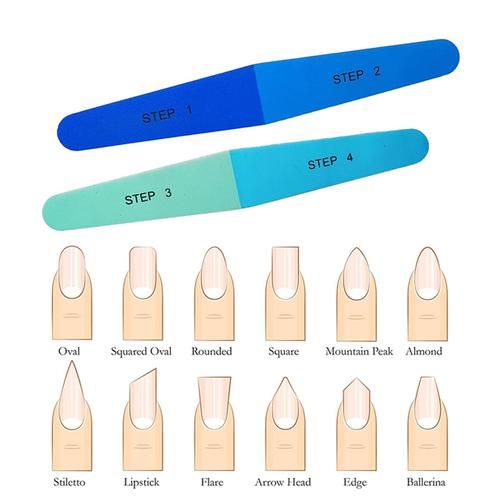 Buy MAJESTIQUE 4 Way Nail File & Buffer - Dual Sided, Professional Manicure  Tools Online at Best Price of Rs 129 - bigbasket