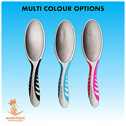 Buy MAJESTIQUE Dual Side Foot Scrubber With Handle Callus Remover