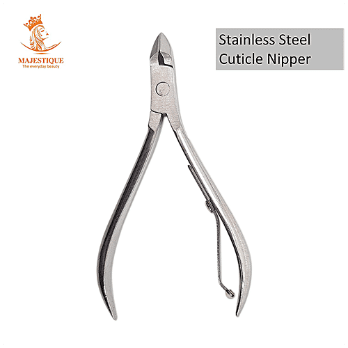 Majestique Professional Cuticle Trimmer/Nipper - Stainless Steel, Sharp Edge Tip, Durable, 1 pc