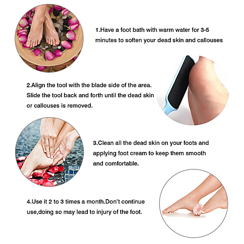 Buy MAJESTIQUE Dual Side Foot Care File Callus Remover File Rasp