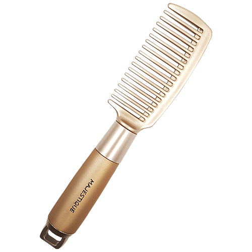 Buy MAJESTIQUE Extra Wide Tooth Comb With Handle Premium, For All