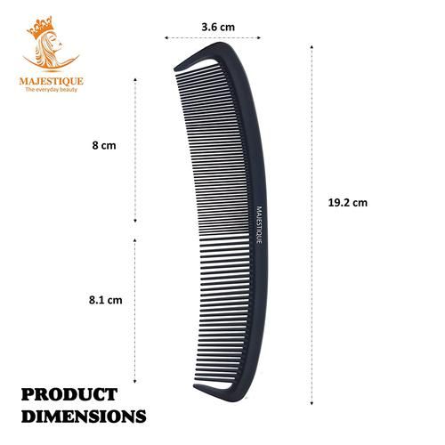 Buy MAJESTIQUE Curve Parting Hair Comb - Fine Teeth, Anti-Static, For Hair  Styling Online at Best Price of Rs 69 - bigbasket