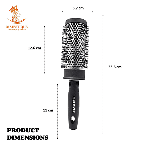 Buy MAJESTIQUE Blow Dry Roller Brush Large, Comfortable Grip