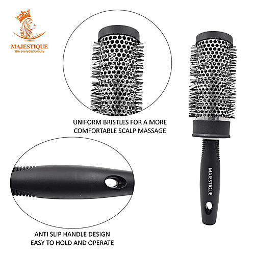 Buy MAJESTIQUE Blow Dry Roller Brush Large, Comfortable Grip
