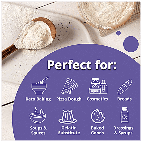 5:15PM Xanthan Gum Powder - Thickening Binding Agent, For Gluten Free Baking, Cooking, Non-GMO, 100 g  