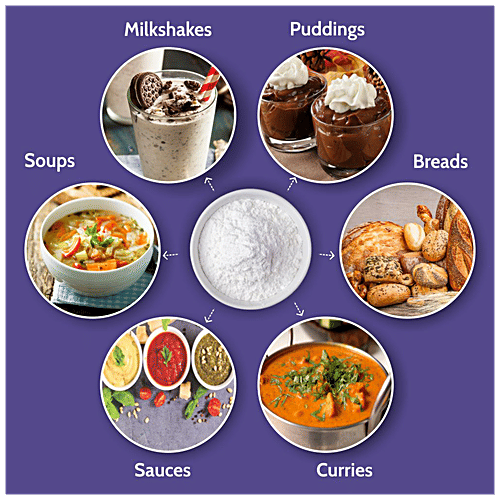 5:15PM Xanthan Gum Powder - Thickening Binding Agent, For Gluten Free Baking, Cooking, Non-GMO, 100 g  