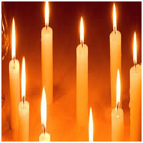 Creative Space White Long Candle - 8x3x30 cm, 6 pcs  Smooth Finish
 High-Quality Wax