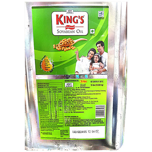 Buy Kings Refined Soyabean Oil 100 Pure, Fortified With Vitamin A