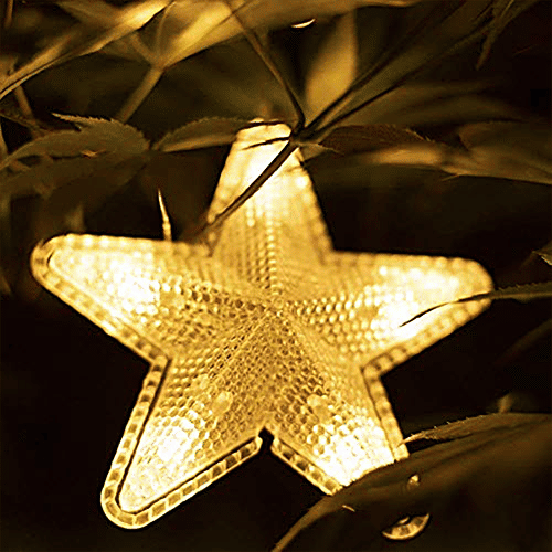 Desidiya Star Window String Lights Energy Efficient - For Home Decor, Corded, 1 pc Christmas, Party, Patio Lawn