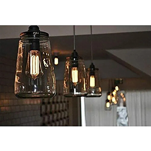 Desidiya Filament Antique Glass Light Bulb - Vintage Edison, Tungsten E27, 8 Watt, Provides Warm Light, For Home Decor, 1 pc