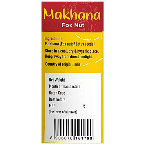 Buy Dnv Fox Nut/Makhana Rich In Calcium & Antioxidants Online at Best Price of Rs 129 bigbasket