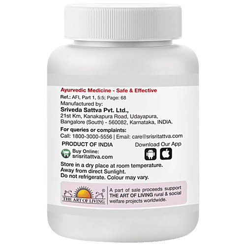 Buy Sri Sri Tattva Triphala Guggulu 500 mg Natural Product, Multiple