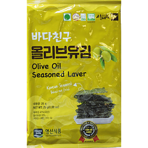 Buy Shangi Olive Oil Seasoned Laver Snack Korean Seaweed, Baked