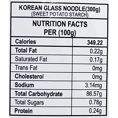 Shangi Korean Glass Noodles Japchae/Sweet Potato Noodles - Easy To Cook, 300 g
