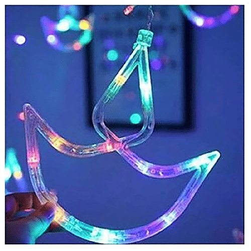 Lexton 12 Diya Light - Big & Small Diyas, Flashing Modes, Multicolour, For Home Decor, Festivals, 1 pc