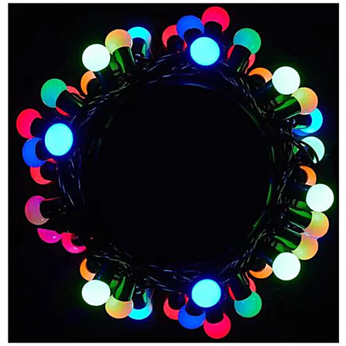Lexton Ball Shaped 20 LED Fairy String Light With Plug - Multicolour, For Home Decor, 1 pc Festive, Christmas