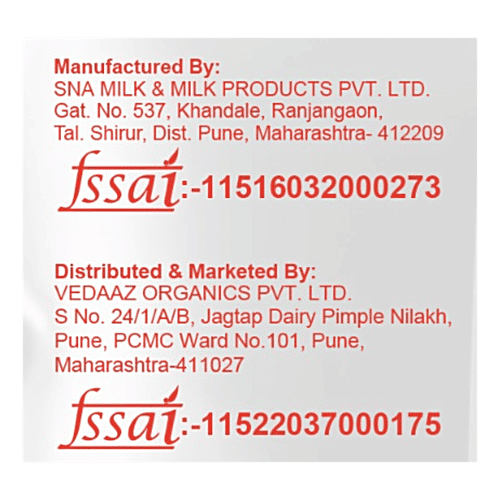 Vedaaz A2 Desi Gir Cow Ghee - Rich In Antioxidants, Boosts Overall Health, 300 ml  