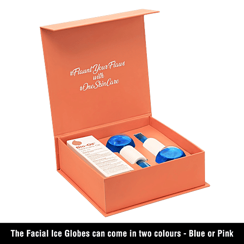 Bio-Oil Bio-Oil Face Massage Gift Set - Original, With Ice Globes, For Skin Tigetning & Depuffing, 125 ml