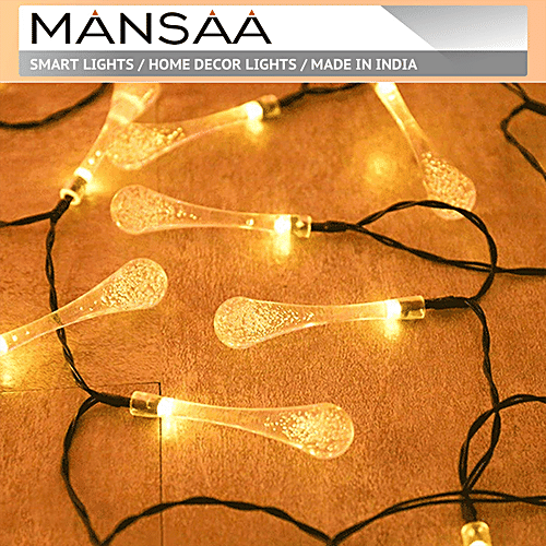 Buy MANSAA 20 LEDs Acrylic Ball Light For Home Décor Indoor & Outdoor