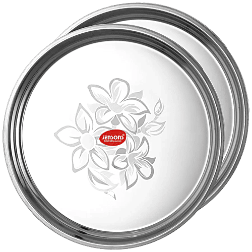 Buy Jensons Stainless Steel Full Plates Strong, Durable, Lightweight