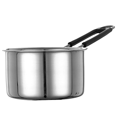 Buy Jensons Stainless Steel Saucepan Induction Base, 18 cm, With
