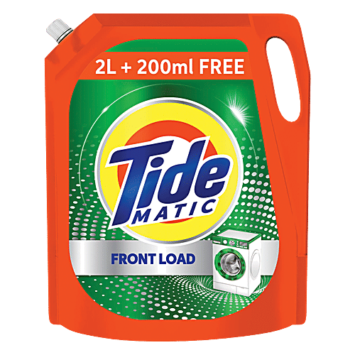 Buy Tide Matic Liquid Detergent Front Load, Removes Stains & Gives