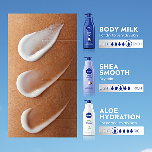 Nivea Shea Smooth Body Milk, 600 ml  