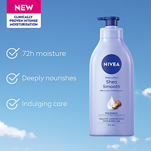 Nivea Shea Smooth Body Milk, 600 ml  