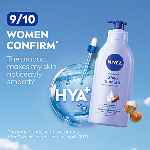 Nivea Shea Smooth Body Milk, 600 ml  