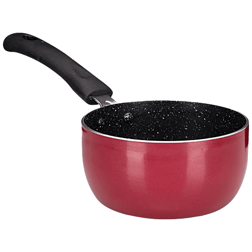 Buy Navrang Aluminium NonStick Saucepan 16 cm, 2.2 mm, Bakelite