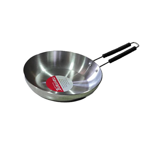 Buy Navrang Aluminium Fry Pan 20 cm, 2.5 mm, Bakelite Handle Online at Best Price of Rs 229