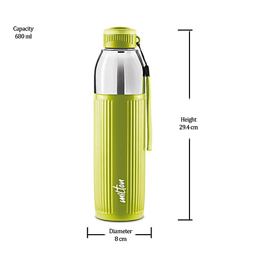 Buy Milton Kool Glossy 900 Plastic Water Bottle Green Online at Best Price of Rs 275 bigbasket