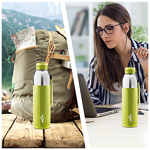 Milton Kool Glossy 900 Plastic Water Bottle - Green, 680 ml  