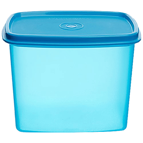 Buy Signoraware Space Saver Plastic Container Blue, Rectangular